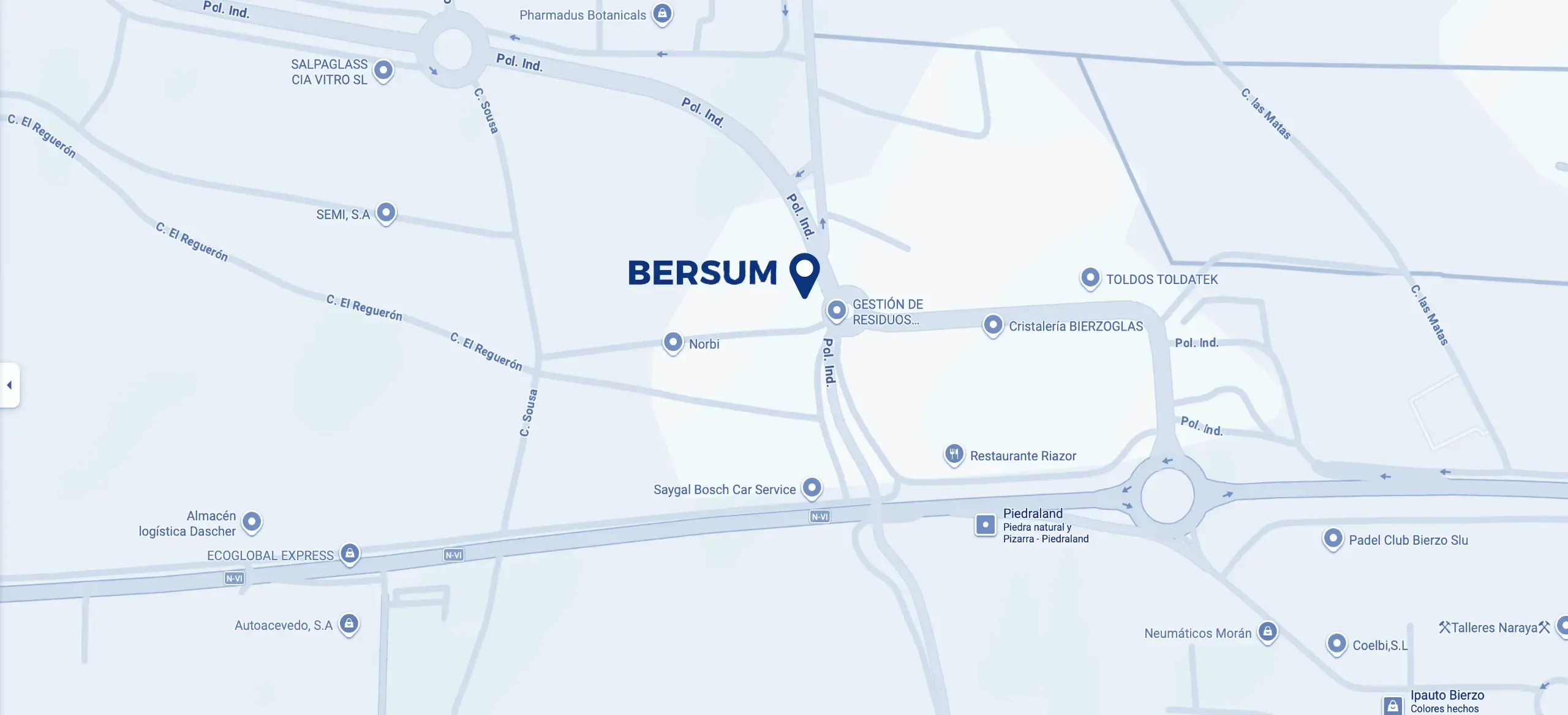 Bersum - Localización